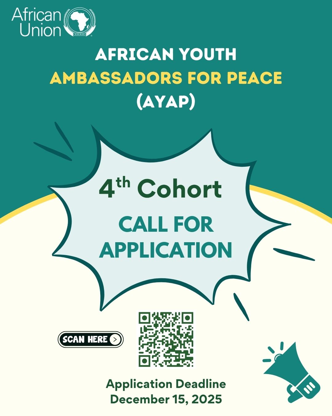 African Youth Ambassadors for Peace (AYAP): Call for Application for the 4th Cohort